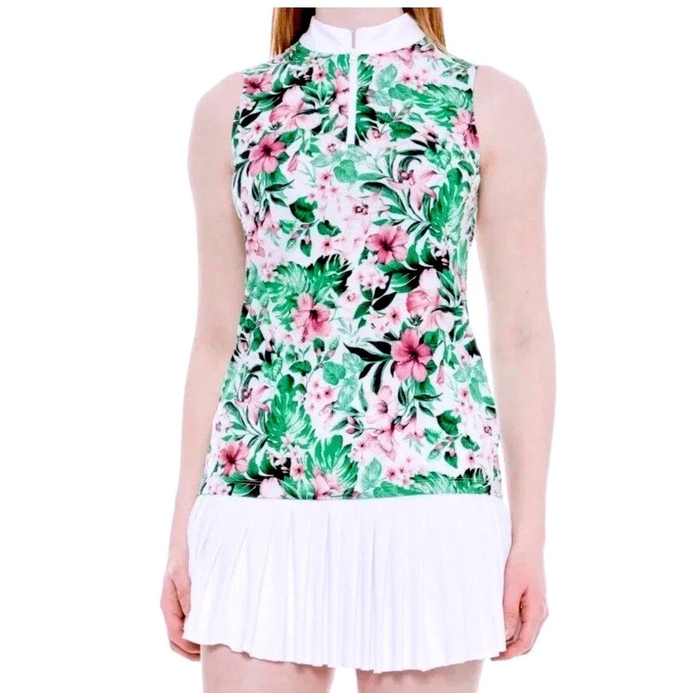 Tommy Bahama Active Sleeveless Polo Golf Tennis Pickleball Sleeveless Size M New